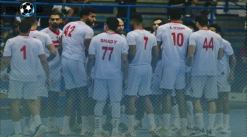 الزمالك ينتصر على العبور في مباراة دوري المحترفين لكرة اليد اليوم